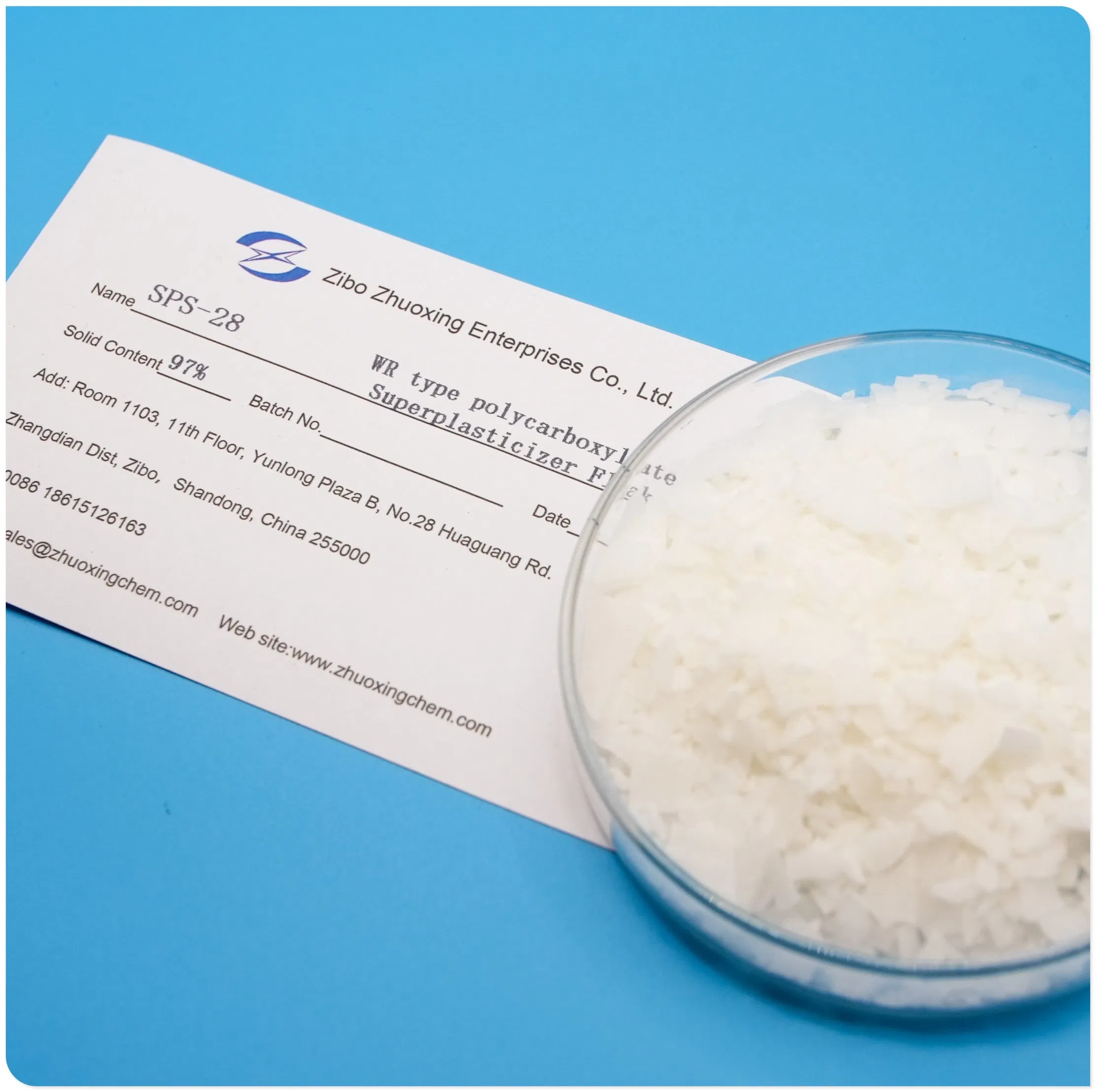 Polycarboxylate Superplasticizer Flake Sps-28 High Range Water Reducer Full Water Soluble