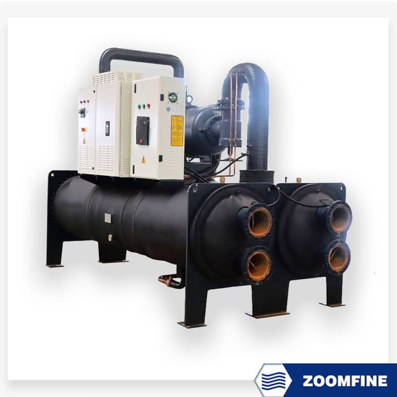 Low Temperature Variable Frequency Marine Aquaculture Heat Pump Chiller