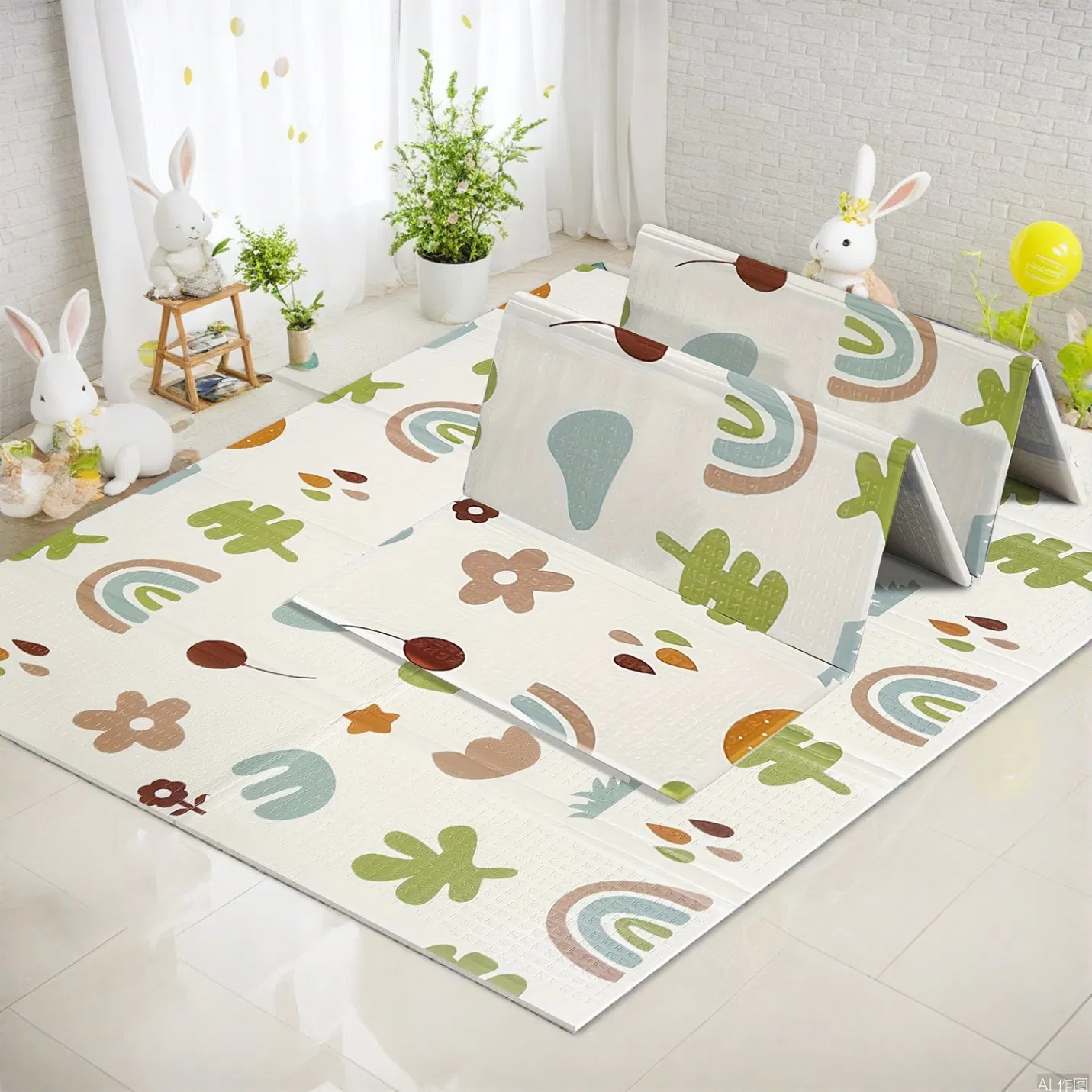ODM Baby Play Mat Factory Supply XPE Foam Foldable Crawling Mat