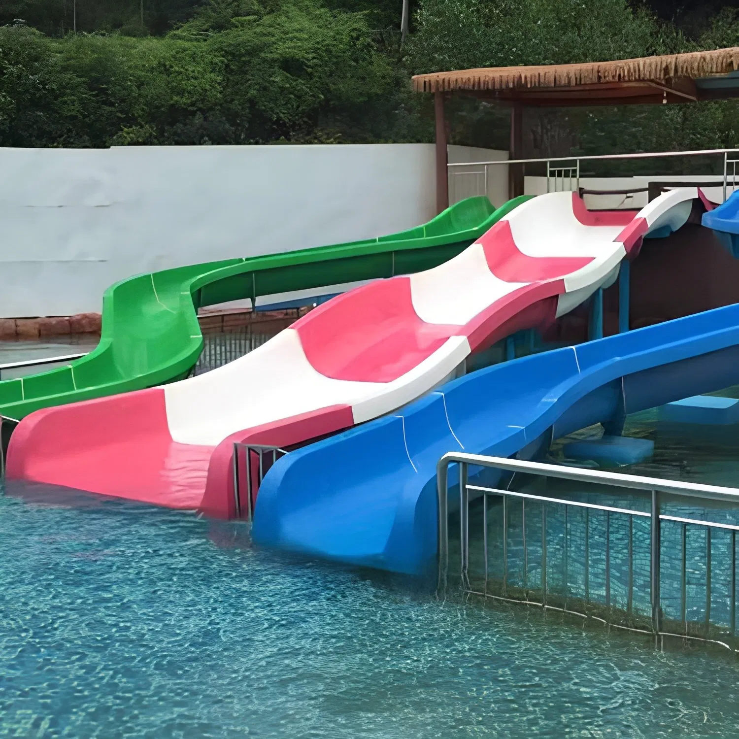 High Speed Fiberglass Water Slide for Adult Adventure Water Park