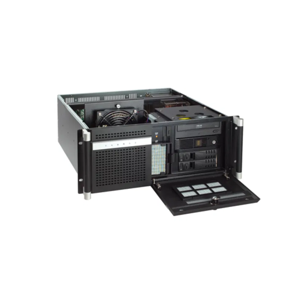Advantech ACP-4320 Quiet 4u Rackmount Ipc Server Chassis Industrial Computer Case with Dual Hot-Swap SATA HDD Trays