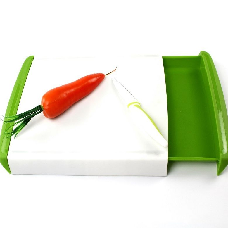 Double Compartment Drawer Chopping Board