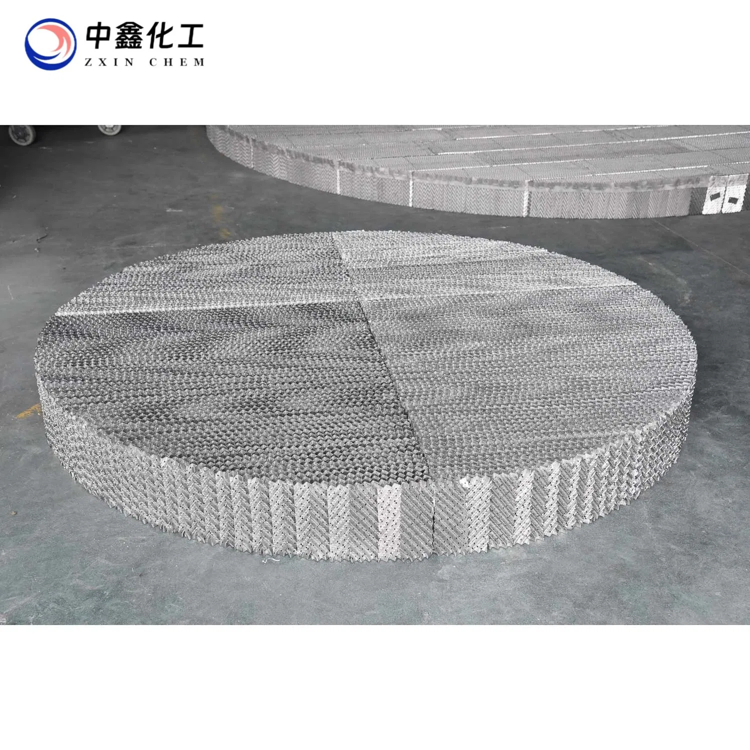 High Surface Area Refining Industry Low Pressure Drop Corrugated Plate Tower Packing