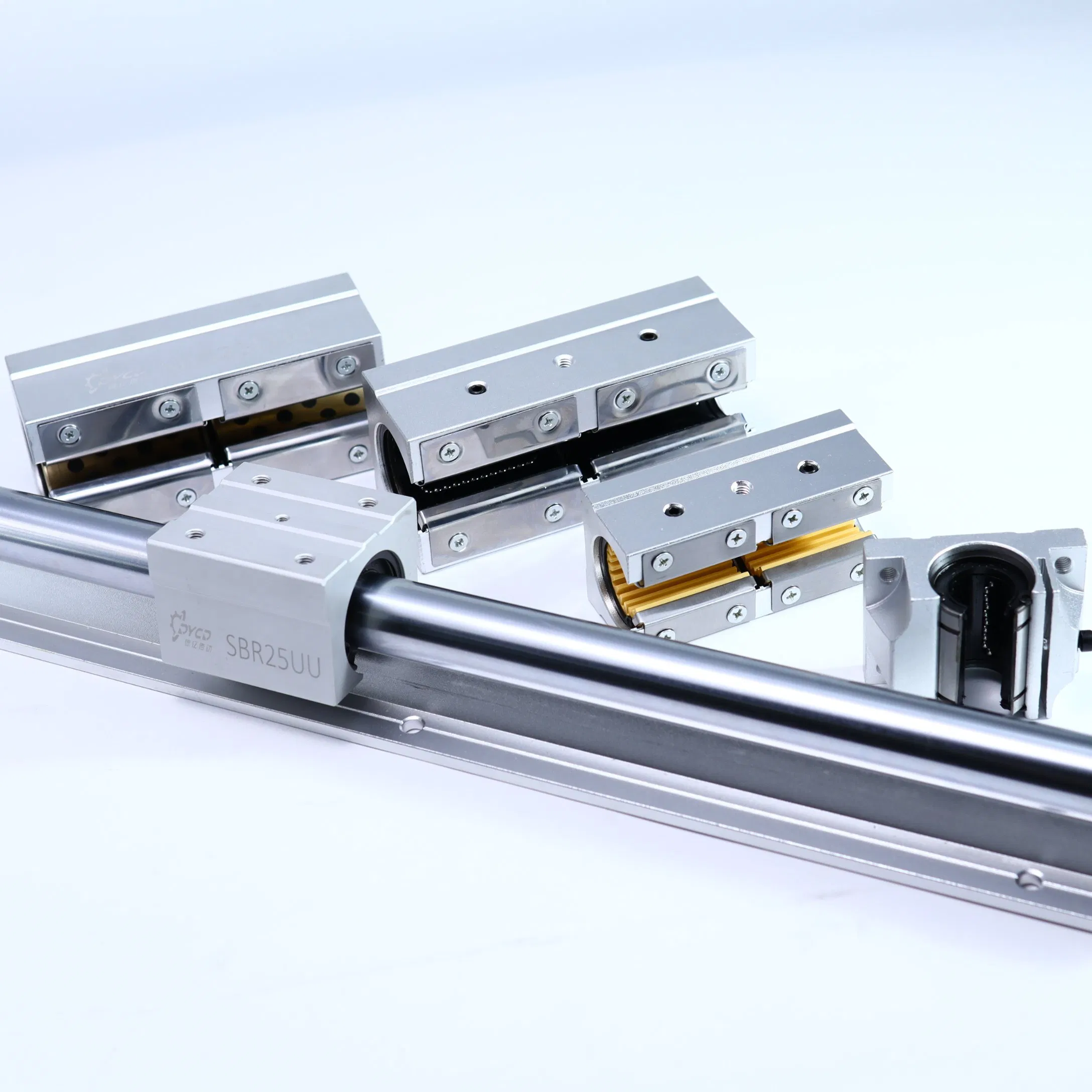 CNC Aluminum Profile Support Rail Roller Linear Guide Motion Rail Linear Bearing Block Drawer Slide SBR16/25/35 Linear Guide Rail