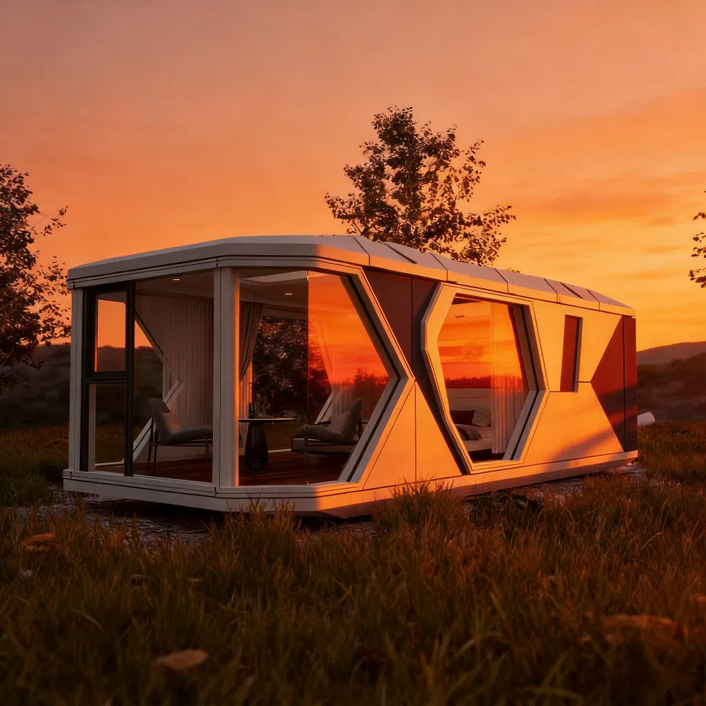 Cabin Waterproof Steel Structure Outdoor Homestay Pod Modern Mobile Space Capsule Houses