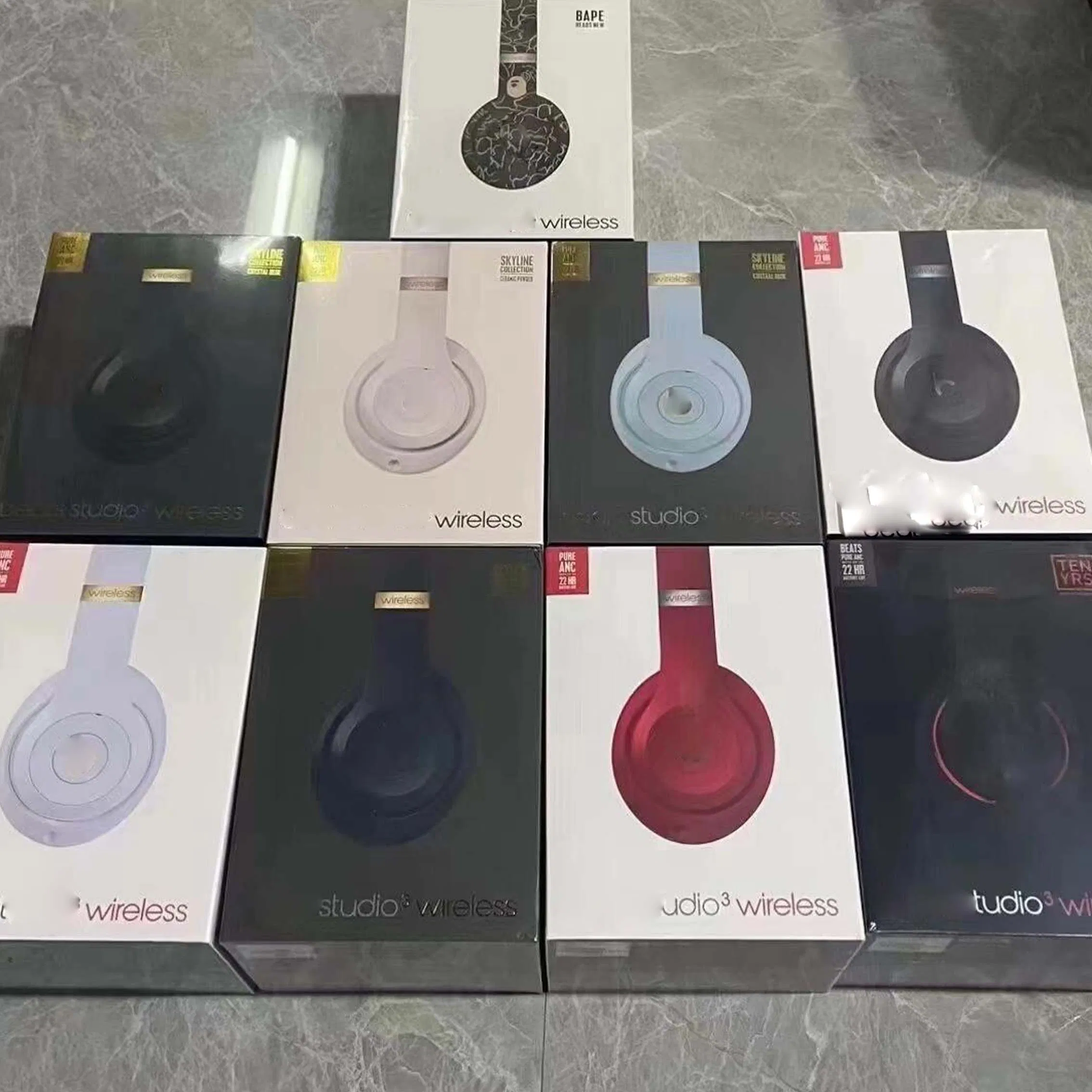 Studio 3: Enhanced Wireless Bluetooth Headphones with Sweat-Resistant Design for Intense Workouts