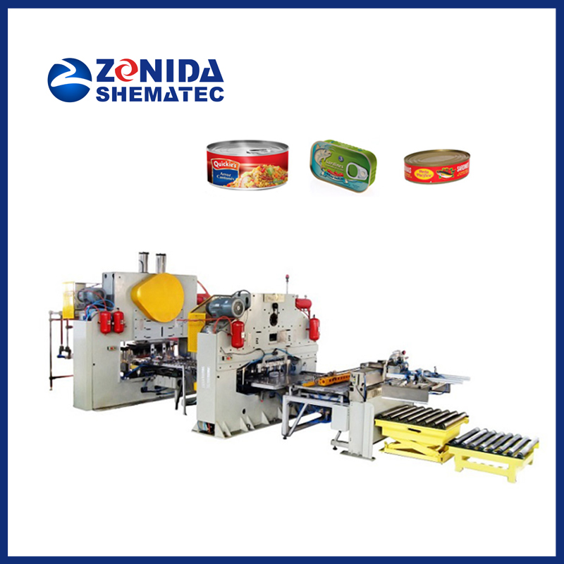 2 Piece Canned Fish/ Tomato Paste / Bean Tin Can Body Making Punch Press Machine