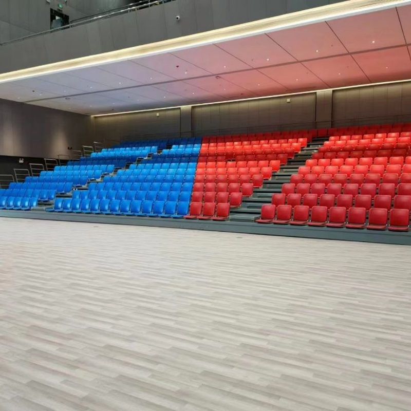 Space-Saving Collapsible Bleachers Seating for Concerts and Festivals