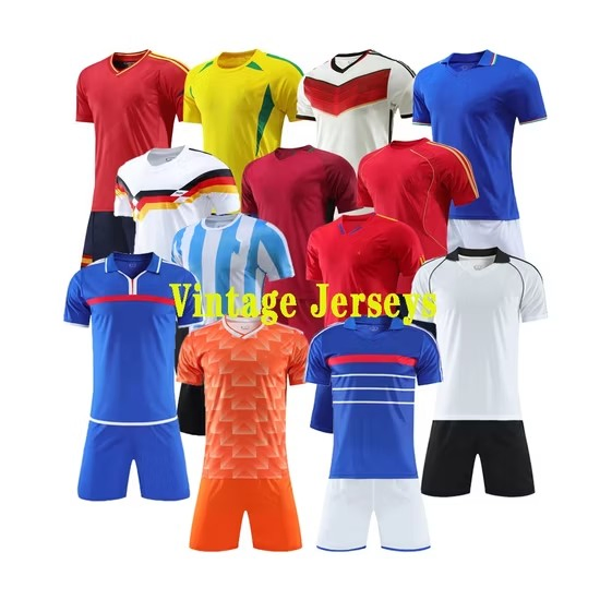 Retro Sublimation Football Jerseys England Country Team Classic Football Jersey Old Style
