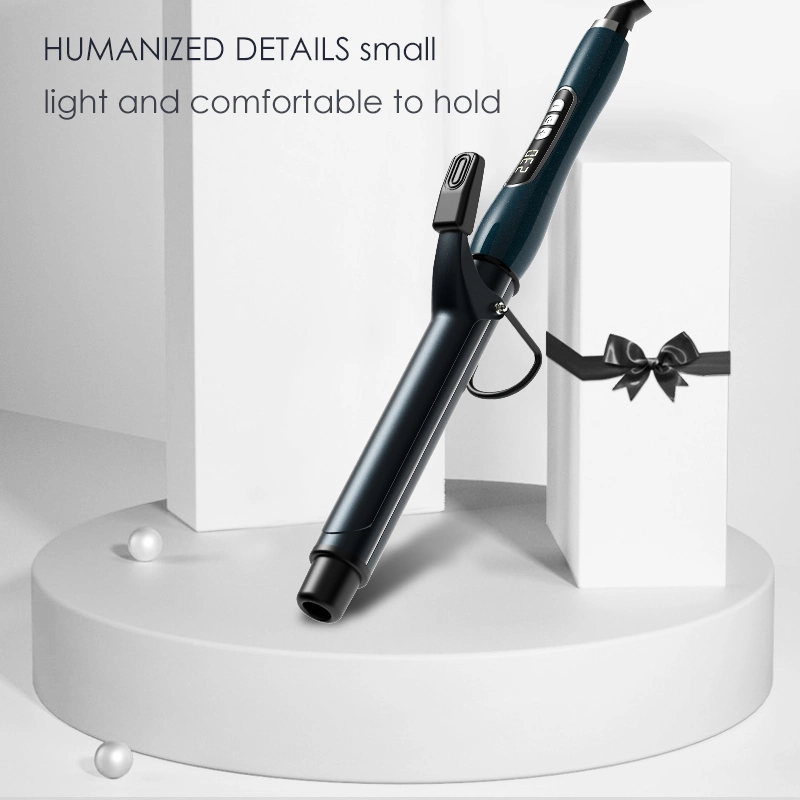 Portable Ceramic Magic Electric Hair Curler Wholesale LED Thin Professional Curling Iron Set Wand