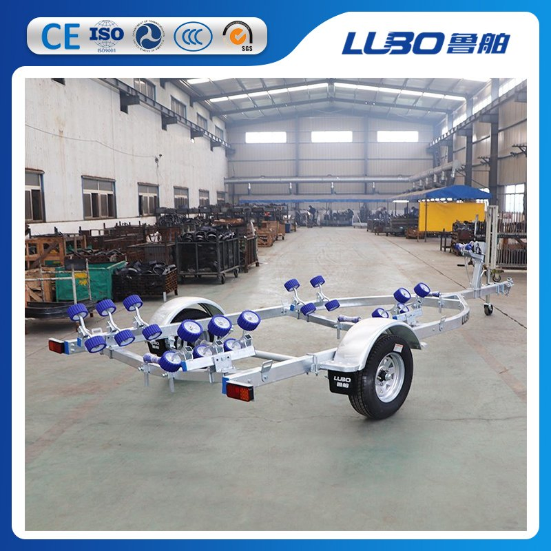 5.05m Rib550r Boat Trailer for Rubber Boat Rib Boat Sailboat Trailer Catamaran Trailer Bass Boat Trailer