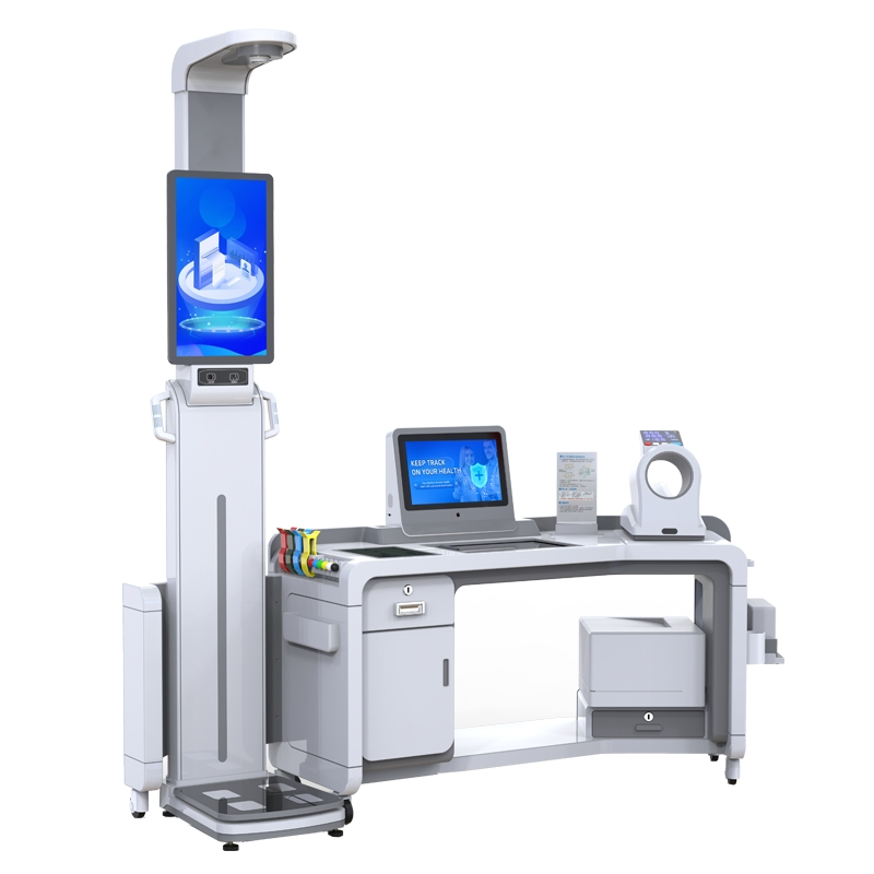 Sh-T20 High Quality Medical Health Touch Screen Kiosk with Blood Pressure Measure
