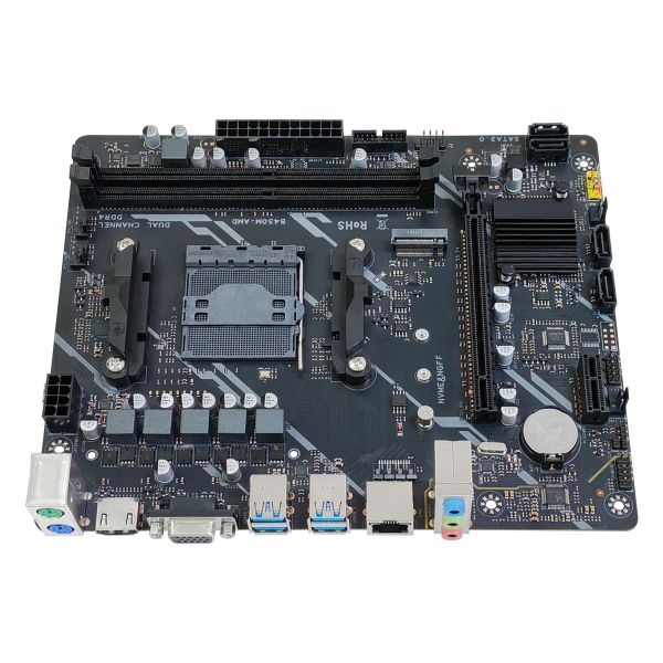 Hot Sale Support Ryzen 5th CPU B450 Chipset with 4SATA3.0 Am4 Motherboard