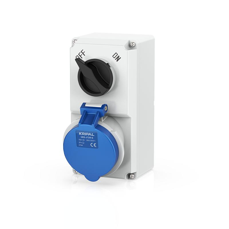 IEC 3p 4p 5p Electrical Switched Socket 230V 400V Cee Mechanical Interlock Switches and Socket