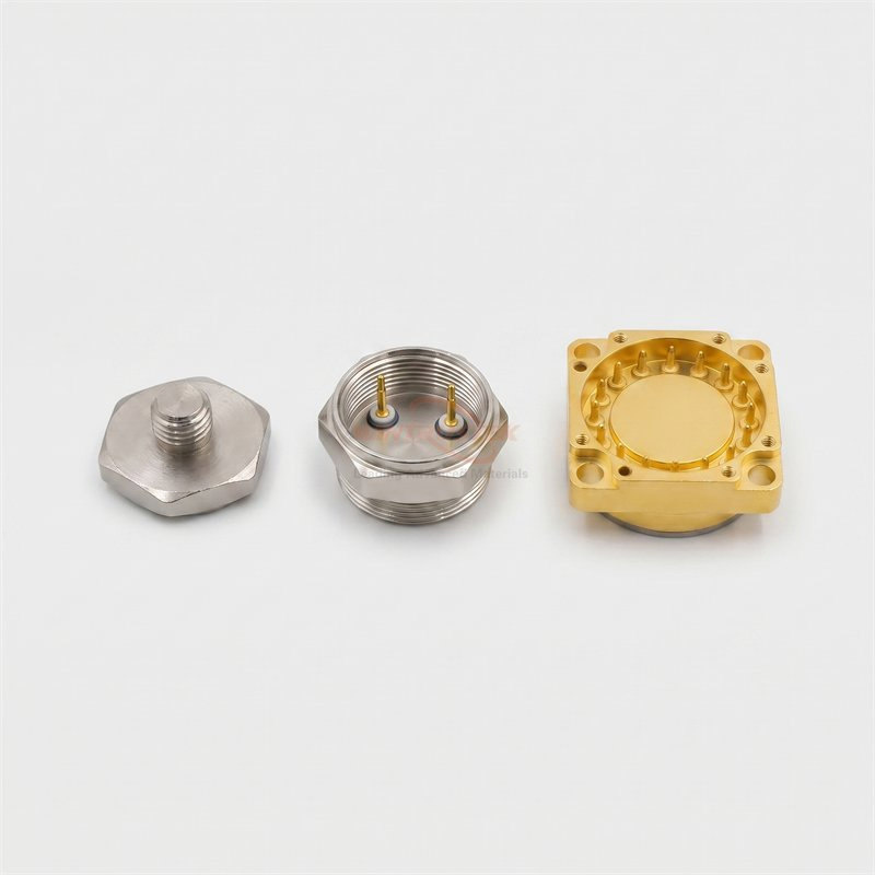 Threaded and Flanged Heavy-Duty Hermetic Feedthrough Connector Package