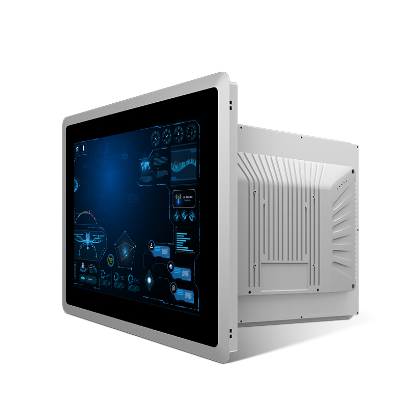 Full Sealed Aluminum Fanless Design X86 4G 128g RS232 10.4 12.1 15 Inch Touch Screen All in One Industrial PC