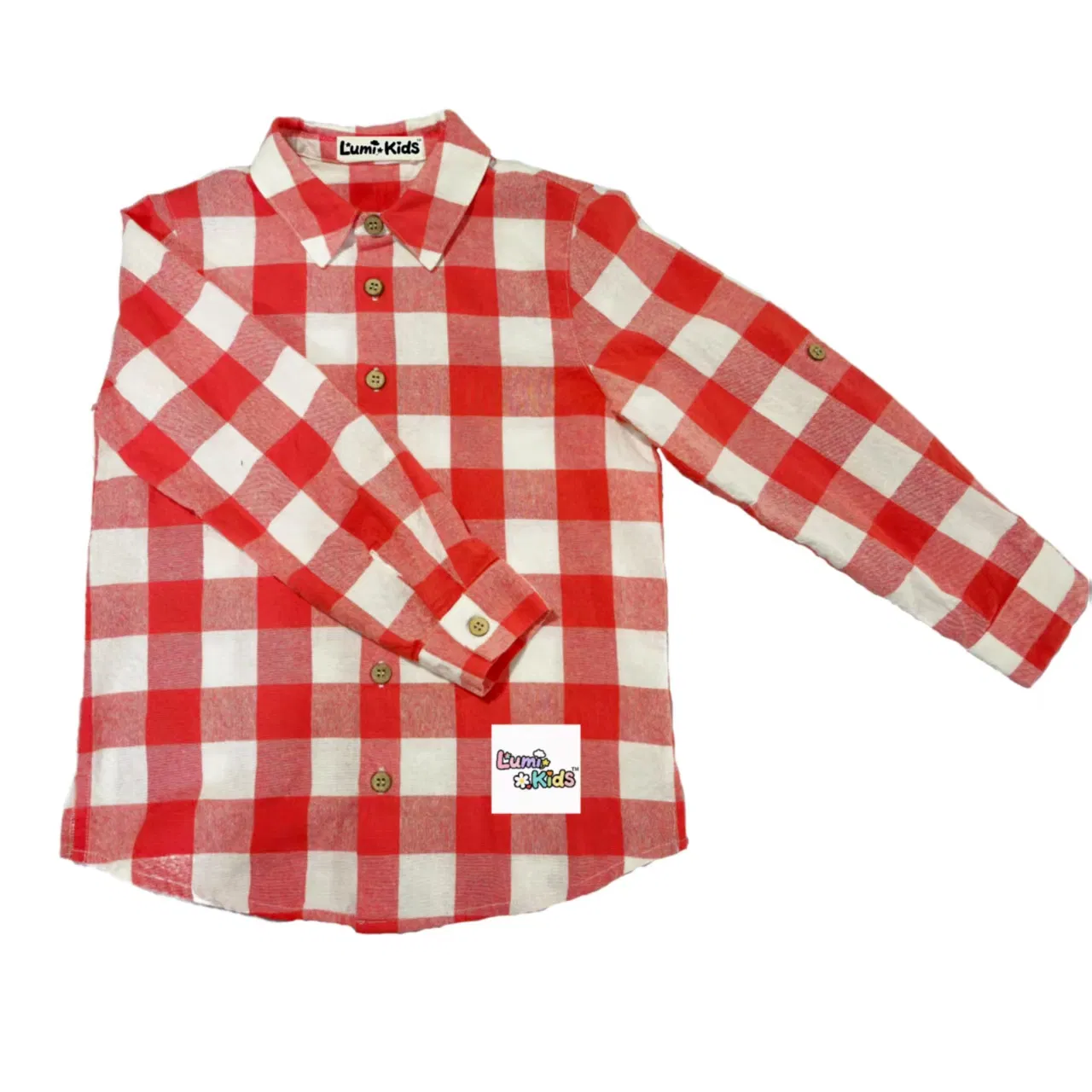 Vintage Plaid Long-Sleeve Girls' Shirt with Loose Fit & Unique Design for Spring & Autumn