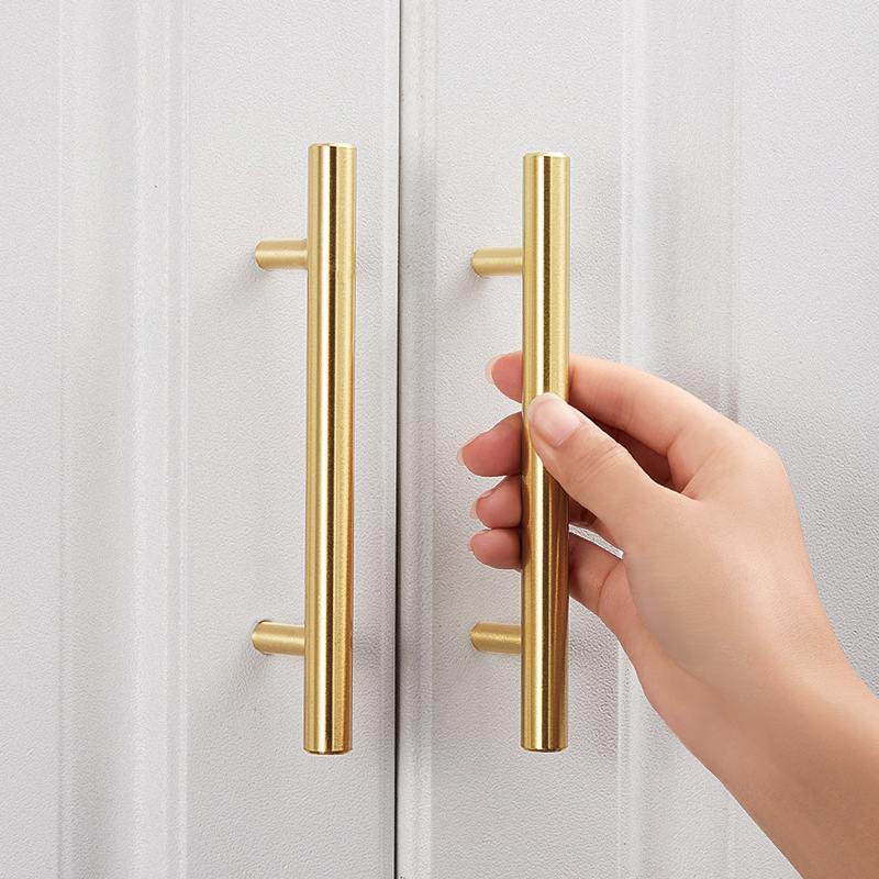High Quality Popular Style T Bar Shape Solid Hollow Stainless Steel Furniture Handle