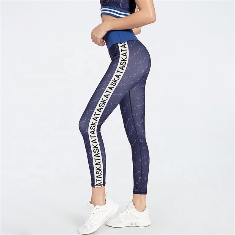 Best Selling Printed Clothes Sports Joggers Training Gym Wear for Women Leggings Custom Pants Slim Fit Athletic Apparel