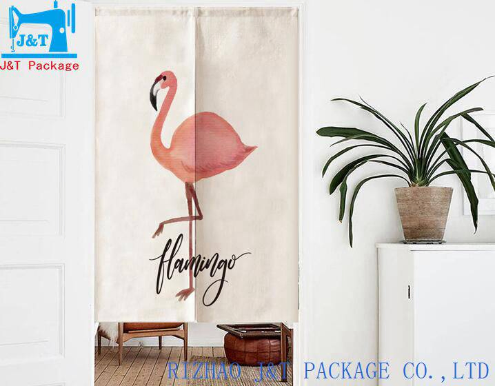 Hot Sale Korean Style Door Curtain Printed Design Decorative Curtain Cool Hangings Curtains Designs