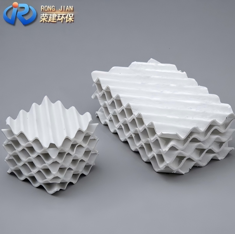 High-Efficiency 350y/500y/700y Ceramic Corrugated Structured Packing for Precision Separation