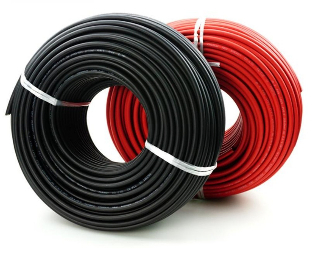 Strong Insulation 1500V DC Copper H1z2z2-K 1X10mm2 Electric Wire PV Solar Cable