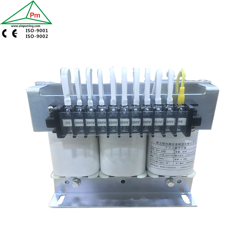 5% off IP00 3kVA 3 Phase Dry Type Mv Step Down Machine Tool Control Auto Voltage Transformer 380V/220V/200V