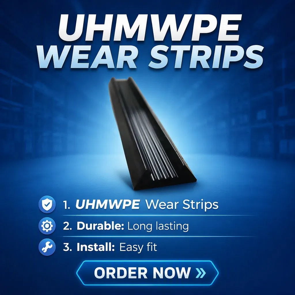 High Quality Custom Plastic UHMWPE PVC Profile Plastic Extrusion Profile for UHMWPE Elevator Liner
