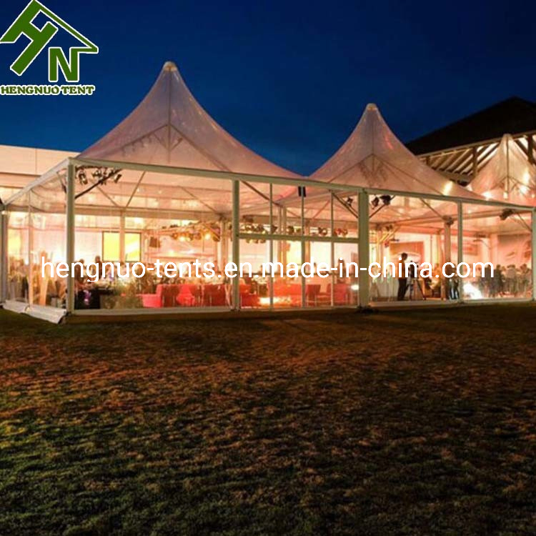 Luxury Transparent Cover Pavilion Marquee Canopy Pagoda Tent
