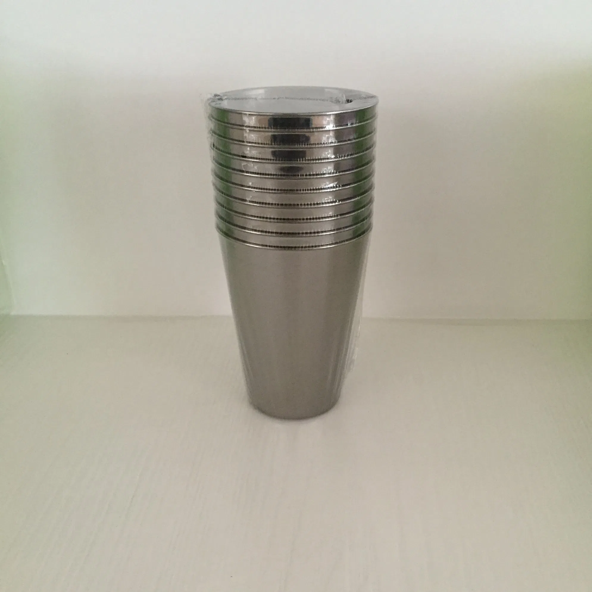 Glass, Mug, Tableware, PS, Transparent, Disposable, Colorful, GB-02, Plastic Cup, Silver