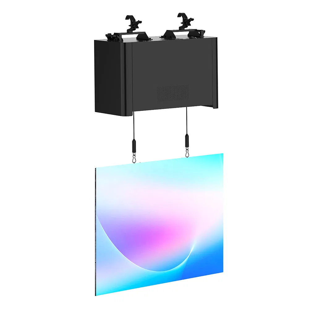 High Performance 12m DMX512 LED Kinetic Screen Motor Winch System Stage Light LED Display Screen