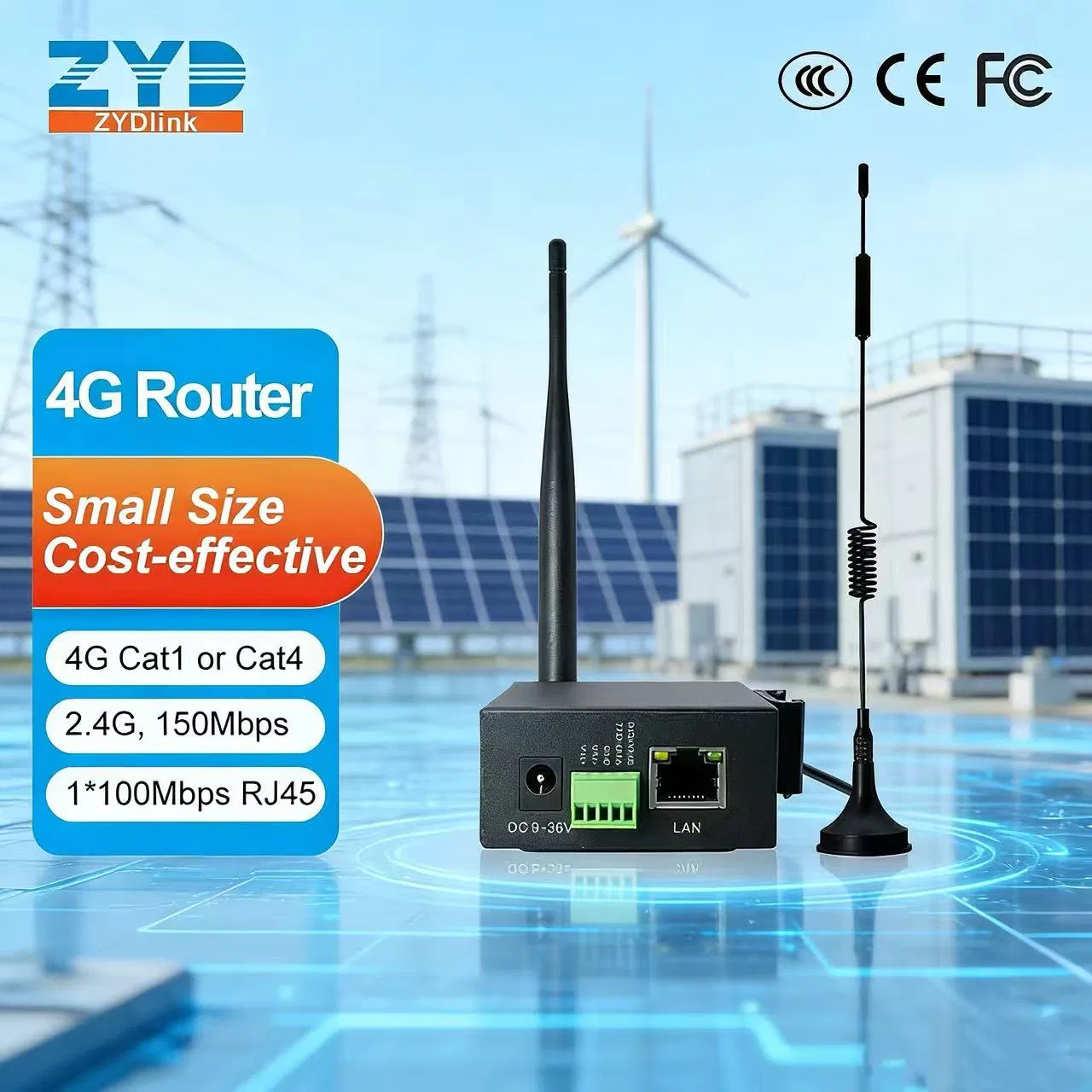 Industrial Cellular 4G Router with VPN and Reliable Data Transmission Function