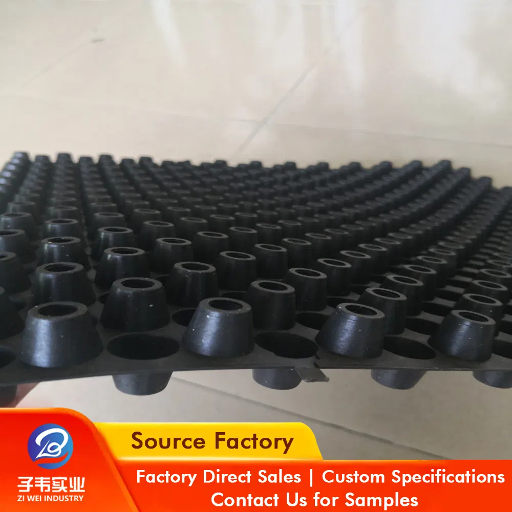 ODM Plastic Water Retention Drainage Board Sheet Green Roof Garden Landscape Drainage Cell