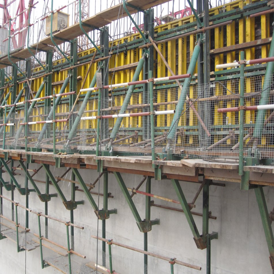 Single-Side Climbing Formwork for High-Rise Bridge and Tower Concrete Shutting