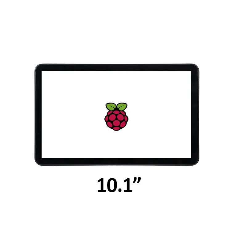 Raspberry Pi 3 4 Model B+ 10.1 Inch Projected Capacitive All in One Touch Monitor Computer with Modular Ethernet Interface Raspbian System for Gaming Machine
