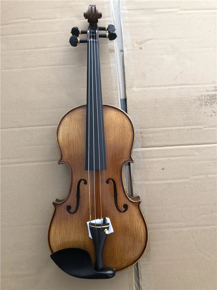 Handmade Solid Natural Flame Viola Making in China