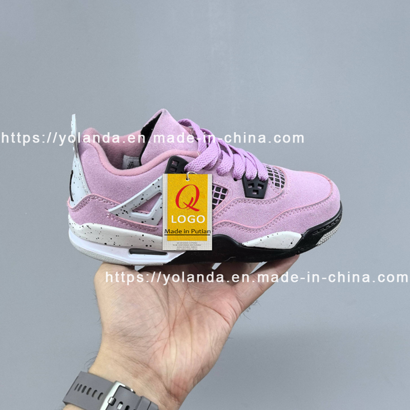 Aj4 Basketball Shoes Children Streetwear Sneakers Daily School Sports Footwear for Boys Girls