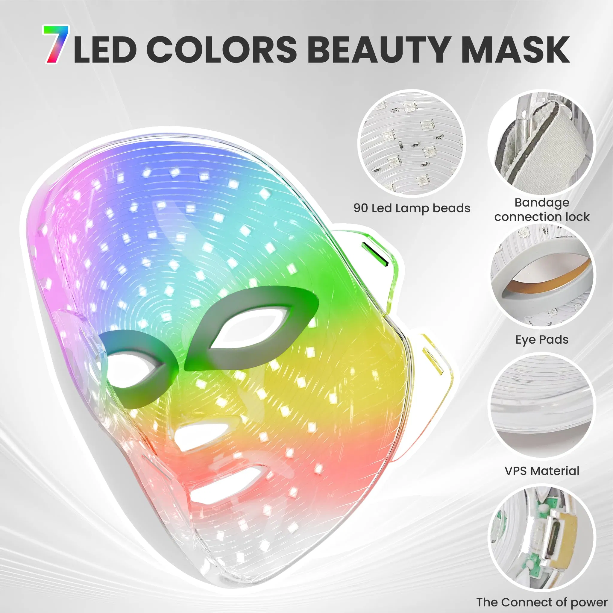 Professional LED Red Light Therapy Mask for Acne and Brightening
