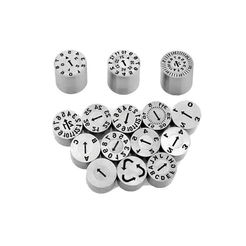 Standard SUS420 Material Plastic Injection Mould Part Date Marking Insert Date Stamp