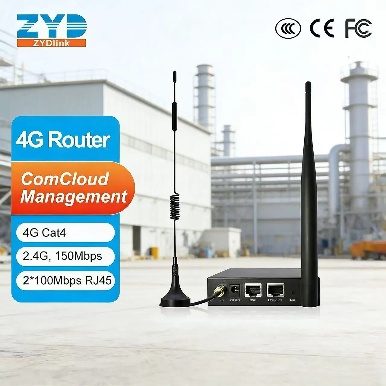4G WiFi Router Connects Cameras and Devices for Remote Security Monitoring