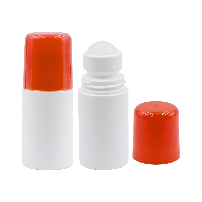 50ml PP&PE Deodorant and Cosmetic Packaging Roll on Bottle with Roller