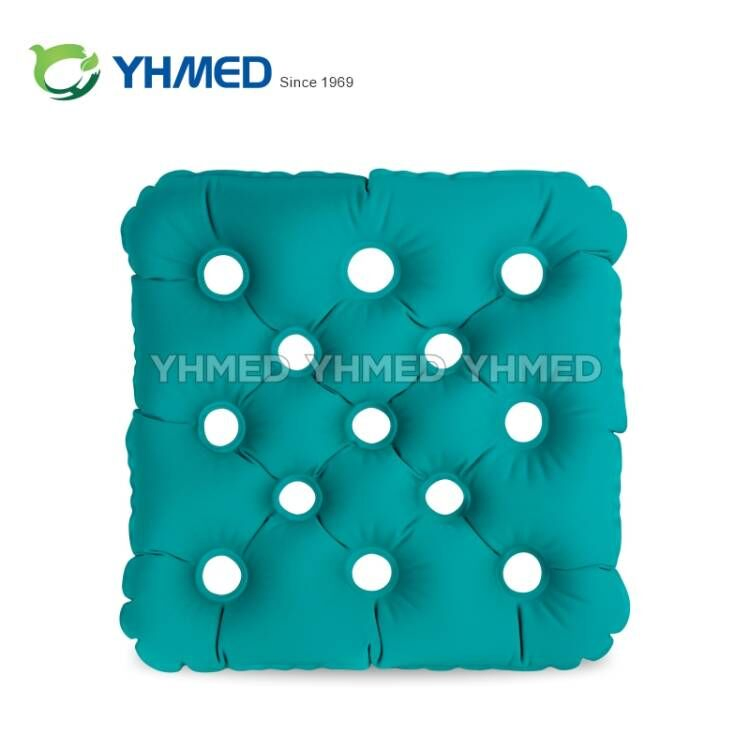 Green Medical Latex Rubber Air Inflatable Seat Cushion