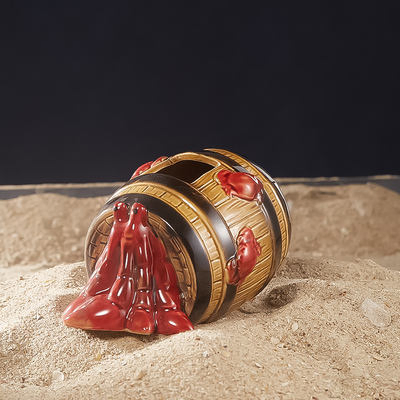 Customizable Special Ceramic Barrel Tiki Mug Robster Tiki Mug Cocktail Drinkwar