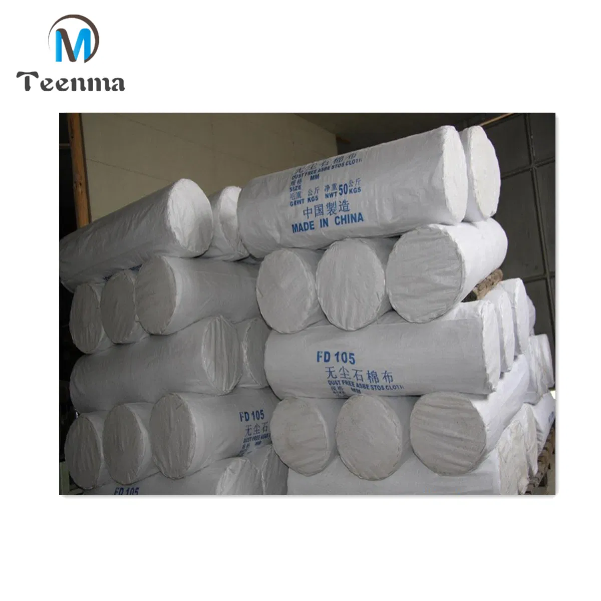 Heat Resistant Inorganic Fiber Cloth Asbestos Cloth for Safety Purposes