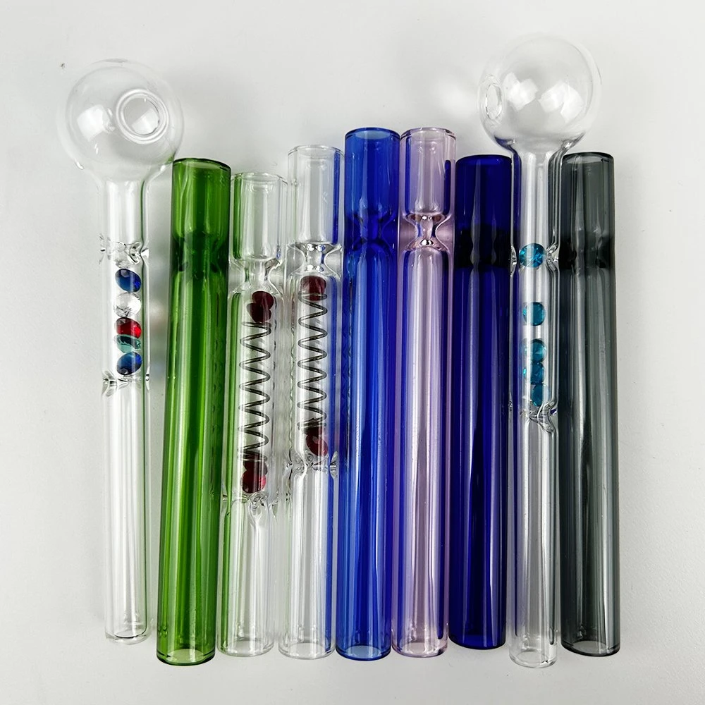 Borosilicate Glass Pipe Smoking Pipe Oil Rig Glass Water Pipe Crack Pipe