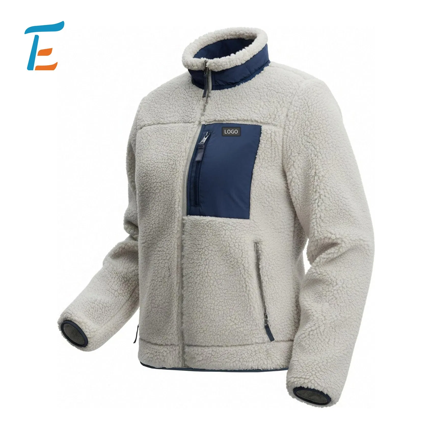 Womens Fleece Jacket Lightweight Thermal Teddy Outwear Zip up Sportswear