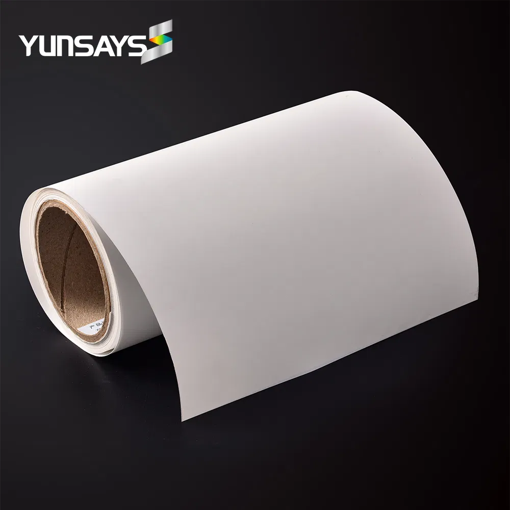 Custom White Gloss PP Film Inkjet Label Sticker Continuous High Glossy Custom Sticker Label Roll for Inkjet Printer