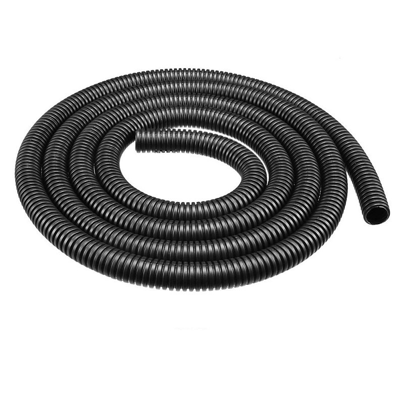 Non Split Corrugated Wire Harness Loom Tubing Flexible Plastic Corrugated Conduit Tube