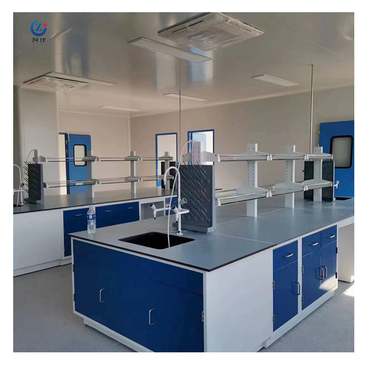 H Frame Mobile Modular Lab Bench with Reagent Rack