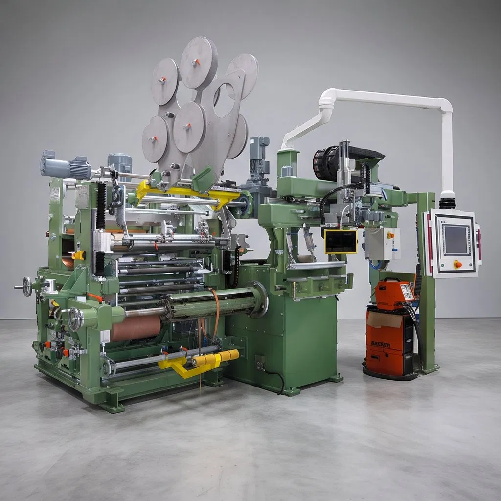 Horizontal Foil Winding Machine for Transformer Coil Making Transformer Winding Machine